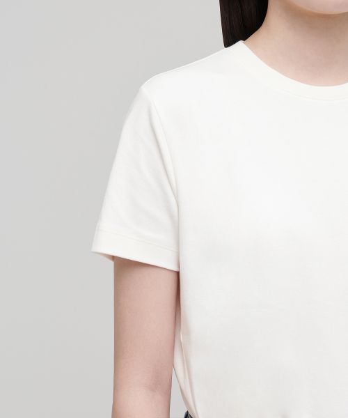 Sizing (Women) Musinsa Standard Women Basic Crew Neck T-Shirt [Cream] MWJTS0Z02-CR
