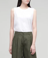 Lookbook (W) MUSINSA STANDARD 女士基础款无袖上衣【白色】 MWJTE0Z11-WH