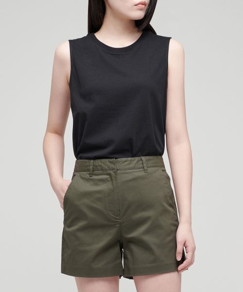 Lookbook (Women) MUSINSA STANDARD WOMEN Basic Sleeveless Top [Black] MWJTE0Z11-BK