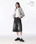 Order (W) Pantalones Bermudas de Mezclilla Ancha Lavado Negro para Mujer MUSINSA STANDARD. MWENH4Z22-WC