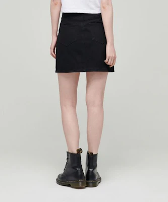 (Women) MUSINSA STANDARD WOMEN Black Denim Mini Skirt MWASN4Z01-BK Cheap (Women) MUSINSA STANDARD WOMEN Black Denim Mini Skirt MWASN4Z01-BK