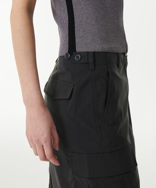 Details for (Women) MUSINSA STANDARD WOMEN Cargo Maxi Skirt [Gunmetal] MWCSK4Z03-GT