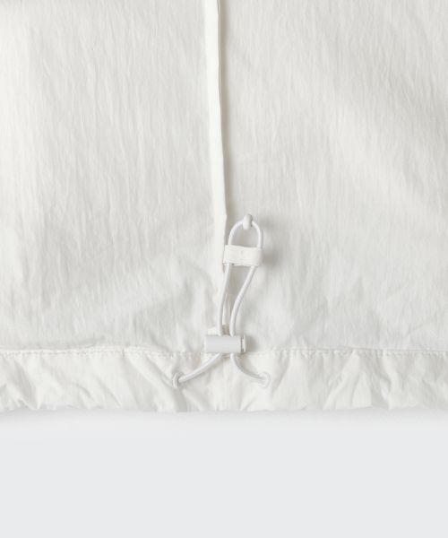 Sizing (Women) MUSINSA STANDARD WOMEN CN High Neck Windbreaker [Ivory] MWFJJ7B01-IV