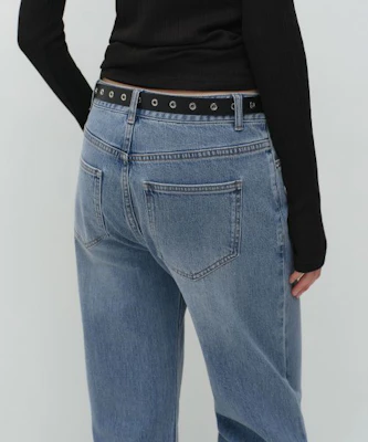 (W) MUSINSA STANDARD レディース エッセンシャル ルーズストレートデニムパンツ ライトインディゴ MWFNP0A02-LI Details for (W) MUSINSA STANDARD レディース エッセンシャル ルーズストレートデニムパンツ ライトインディゴ MWFNP0A02-LI