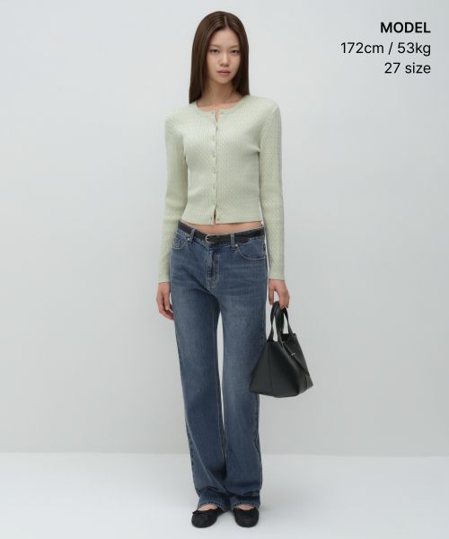 Order (W) MUSINSA STANDARD 女款基本款直筒牛仔褲【中靛藍】 MWFNP0A01-MI