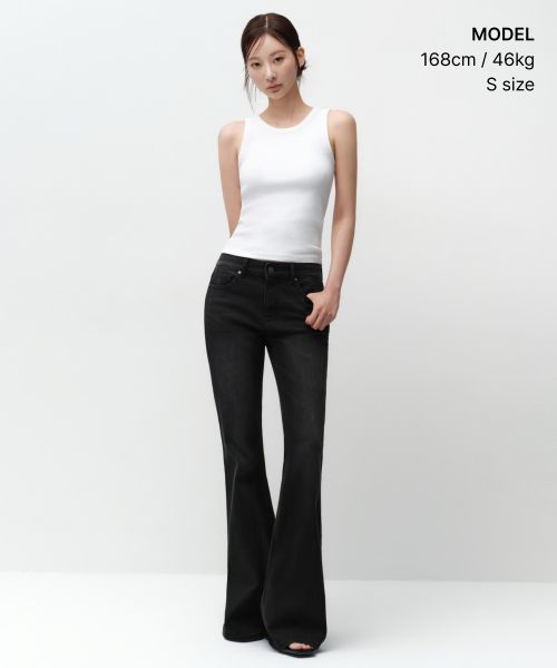 Lookbook (W) MUSINSA STANDARD 女款基础款背心 [白色] MWCTE0Z02-WH