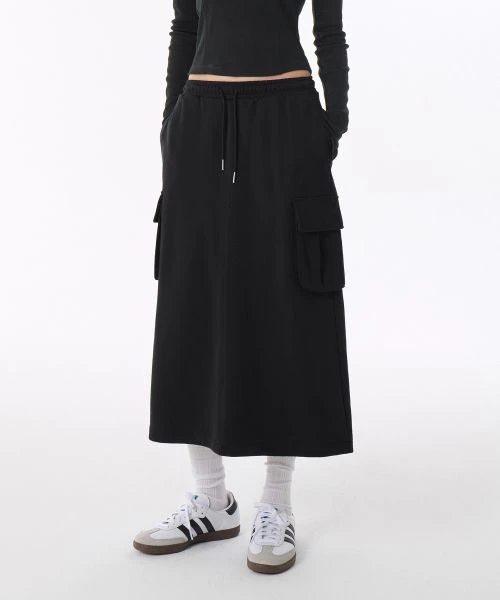 women-musinsa-standard-women-flat-terry-sweat-cargo-long-skirt-black-mwese-2-z01-bk