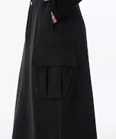 Shop (W) MUSINSA STANDARD WOMEN Rok Panjang Cargo Sweat Terry Hitam MWESE2Z01-BK