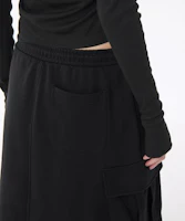 Purchase (W) MUSINSA STANDARD WOMEN Rok Panjang Cargo Sweat Terry Hitam MWESE2Z01-BK