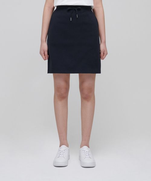 (Women) MUSINSA STANDARD WOMEN Flat Terry Sweat Mini Skirt [Black] MWJSE1Z06-BK
