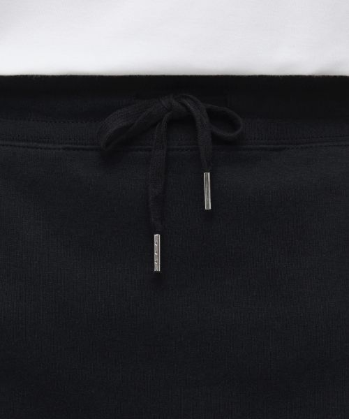 Lookbook (Women) MUSINSA STANDARD WOMEN Flat Terry Sweat Mini Skirt [Black] MWJSE1Z06-BK
