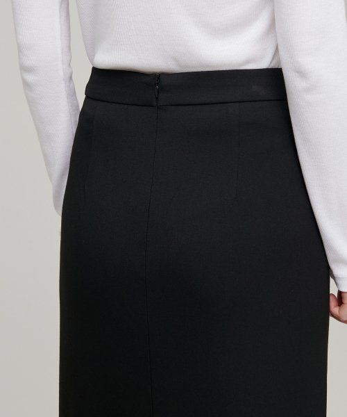 Lookbook (Women) MUSINSA STANDARD WOMEN High Waist Long Skirt [Black] MWASK9Z04-BK