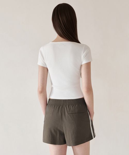 Lookbook (Women) MUSINSA STANDARD WOMEN Lace Trim Short-Sleeve Jersey Cardigan [White] MWFTS5B17-WH