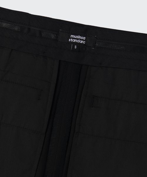 Details for (W) Falda Negra Mujer Musinsa Standard Cintura Baja Largo a la Rodilla MWESK2Z08-BK
