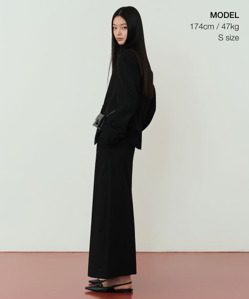 Order (Women) MUSINSA STANDARD WOMEN Maxi Skirt [Black] MWBSK0Z05-BK