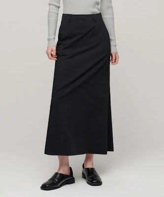 (W) Falda Maxi Negra para Mujer MUSINSA STANDARD MWBSK0Z05-BK Lookbook (W) Falda Maxi Negra para Mujer MUSINSA STANDARD MWBSK0Z05-BK