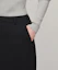 Purchase (W) Falda Maxi Negra para Mujer MUSINSA STANDARD MWBSK0Z05-BK