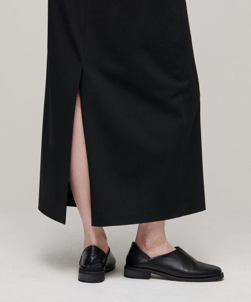 Cheap (Women) MUSINSA STANDARD WOMEN Maxi Skirt [Black] MWBSK0Z05-BK