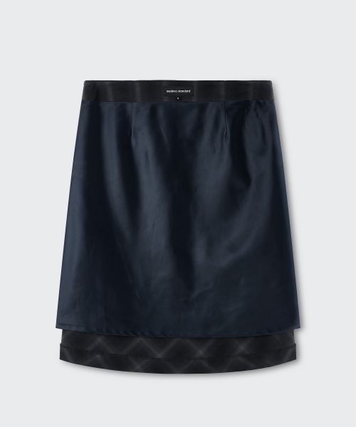 Purchase (Women) MUSINSA STANDARD WOMEN Ombre Check Knee-Length Skirt [Gray] MWFSK8C01-GR