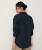 Lookbook (W) MUSINSA STANDARD レディース リラックスフィット オックスフォードシャツ ネイビー MWESL8D12-NA