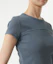 Details for (W) MUSINSA STANDARD 女款羅紋顯色修身T恤【孔雀藍】 MWDTS4Z09-PL