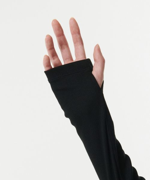 Details for (Women) Musinsa Standard Women Ribbed Slim Hooded Long Sleeve T-Shirt [Black] MWDTL3Z03-BK