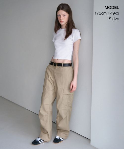 Order (Women) Musinsa Standard Women Slim Crop Crew Neck T-Shirt [White] MWCTS5Z03-WH