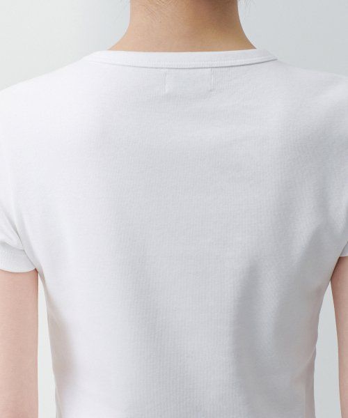 Details for (Women) Musinsa Standard Women Slim Crop Crew Neck T-Shirt [White] MWCTS5Z03-WH