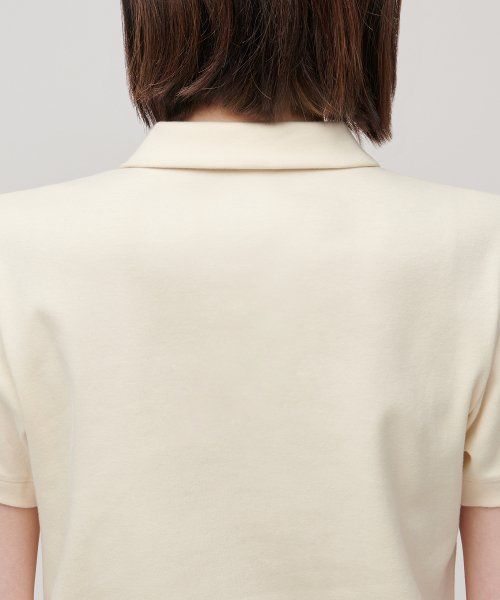 Shop (Women) MUSINSA STANDARD WOMEN Slit Neck Polo Dress [Egret] MWBOE5Z06-EG