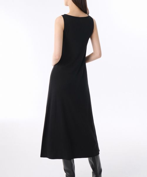 Order (W) MUSINSA STANDARD 女裝柔軟長版喇叭連衣裙 [黑色] MWEOE5Z13-BK