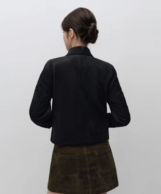 (W) ムシンサスタンダード レディース フェイクスエード シングルジャケット ブラック MWFLJ8A04-BK Lookbook (W) ムシンサスタンダード レディース フェイクスエード シングルジャケット ブラック MWFLJ8A04-BK