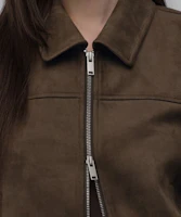 Sizing (W) ムシンサスタンダード レディース フェイクスエード シングルジャケット ブラウン MWFLJ8A04-BR