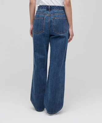(W) MUSINSA STANDARD 女款阔腿牛仔裤(中靛蓝) MWJNP0Z02-MI Shop (W) MUSINSA STANDARD 女款阔腿牛仔裤(中靛蓝) MWJNP0Z02-MI