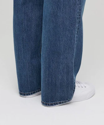 (W) MUSINSA STANDARD 女款阔腿牛仔裤(中靛蓝) MWJNP0Z02-MI Cheap (W) MUSINSA STANDARD 女款阔腿牛仔裤(中靛蓝) MWJNP0Z02-MI