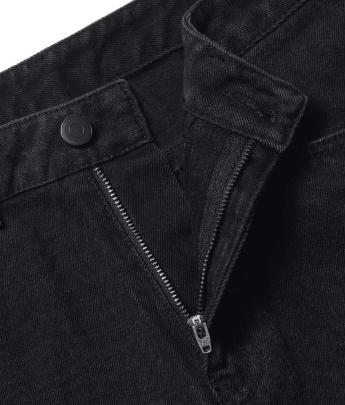 Shop (W) Musinsa Standard 女款寬版牛仔褲【水洗黑】 MWJNP0Z02-WC