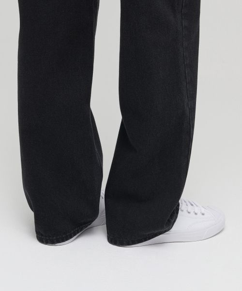 Sizing (W) Musinsa Standard 女款寬版牛仔褲【水洗黑】 MWJNP0Z02-WC