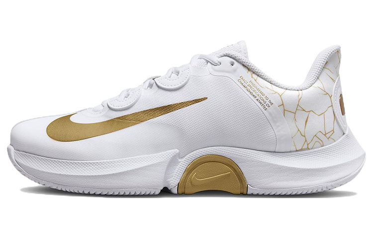 (Women) Naomi Osaka x Nike NikeCourt Air Zoom GP Turbo 'White Metallic Gold' DX0341-100