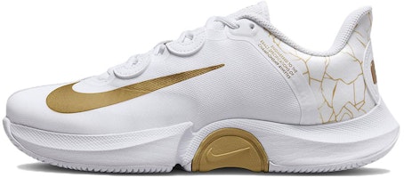 (Women) Naomi Osaka x Nike NikeCourt Air Zoom GP Turbo 'White Metallic Gold' DX0341-100 (Women) Naomi Osaka x Nike NikeCourt Air Zoom GP Turbo 'White Metallic Gold' DX0341-100