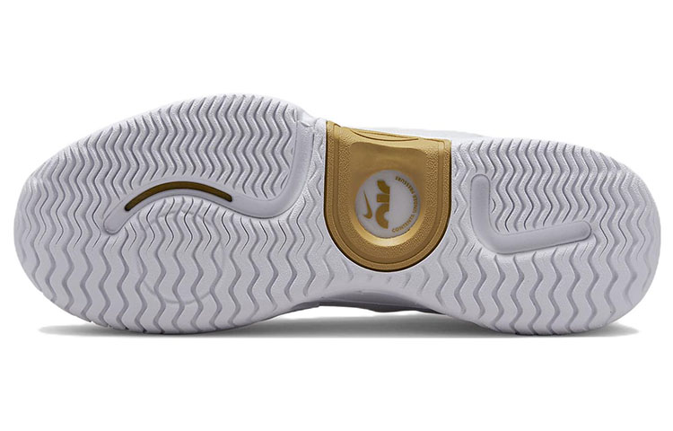 Details for (W) 大坂なおみ×ナイキ コートGPターボ 白/金 DX0341-100