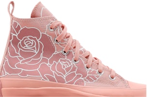 (W) Natasha Cloud x Converse Run Star Hike 'Floral - Pink Quartz' Sepatu Wanita. 571877C Order (W) Natasha Cloud x Converse Run Star Hike 'Floral - Pink Quartz' Sepatu Wanita. 571877C