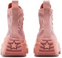 (W) Natasha Cloud x Converse Run Star Hike 'Floral - Pink Quartz' Sepatu Wanita. 571877C Details for (W) Natasha Cloud x Converse Run Star Hike 'Floral - Pink Quartz' Sepatu Wanita. 571877C