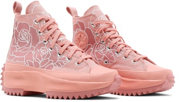 (W) Natasha Cloud x Converse Run Star Hike 'Floral - Pink Quartz' Sepatu Wanita. 571877C Cheap (W) Natasha Cloud x Converse Run Star Hike 'Floral - Pink Quartz' Sepatu Wanita. 571877C