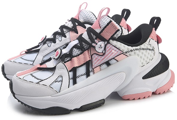 (Women) Li-Ning Nebula M1 x Line Friends 'White Pink' AGCQ598-1 Lookbook (Women) Li-Ning Nebula M1 x Line Friends 'White Pink' AGCQ598-1