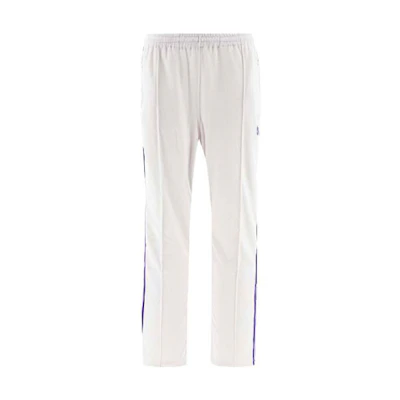 (Women) Needles Side Stripe Track Pants White. IN187W