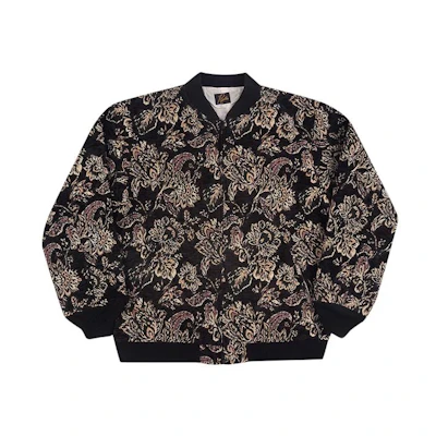 (Women) Needles Black Floral Printed Casual Jacket HM129