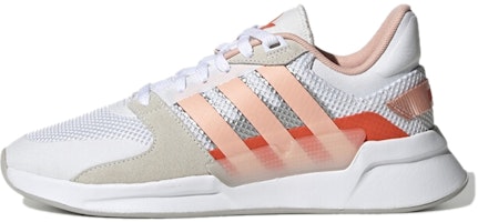 (Women) adidas neo x RUN90S 'White Orange' FU7725 (Women) adidas neo x RUN90S 'White Orange' FU7725