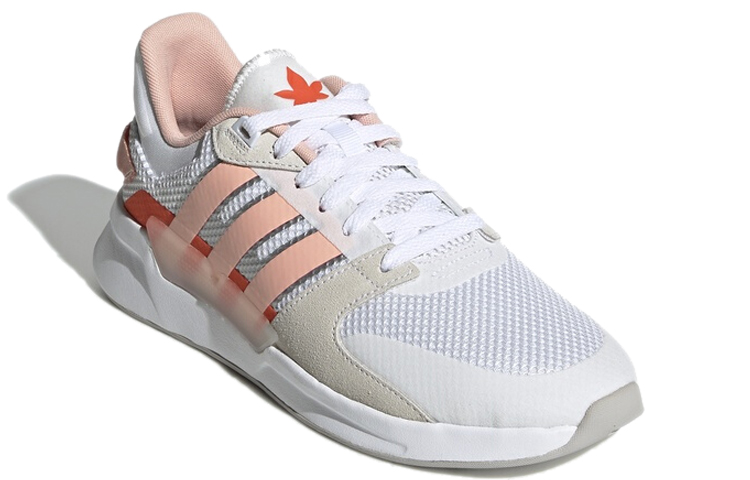 Lookbook adidas neo RUN 90S 防滑耐磨 低筒 休閒運動鞋 女款 白橙