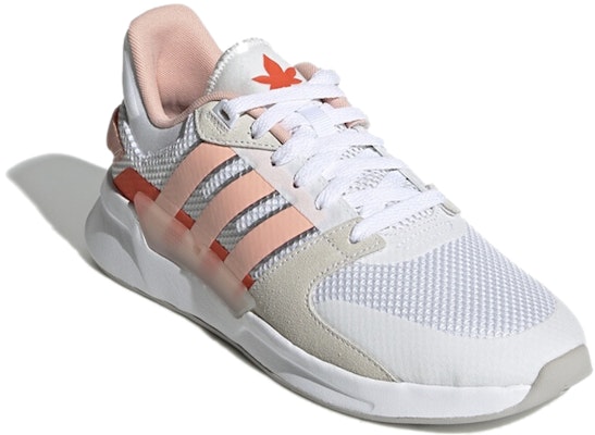 adidas neo RUN 90S 防滑耐磨 低筒 休閒運動鞋 女款 白橙 Lookbook adidas neo RUN 90S 防滑耐磨 低筒 休閒運動鞋 女款 白橙