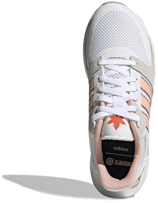 adidas neo RUN 90S 防滑耐磨 低筒 休閒運動鞋 女款 白橙 Purchase adidas neo RUN 90S 防滑耐磨 低筒 休閒運動鞋 女款 白橙