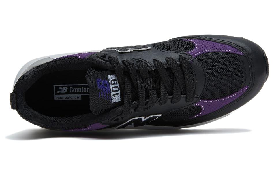 Lookbook (W) New Balance 109 Serie Bequem Verschleißfest Schwarz Lila WS109WPL